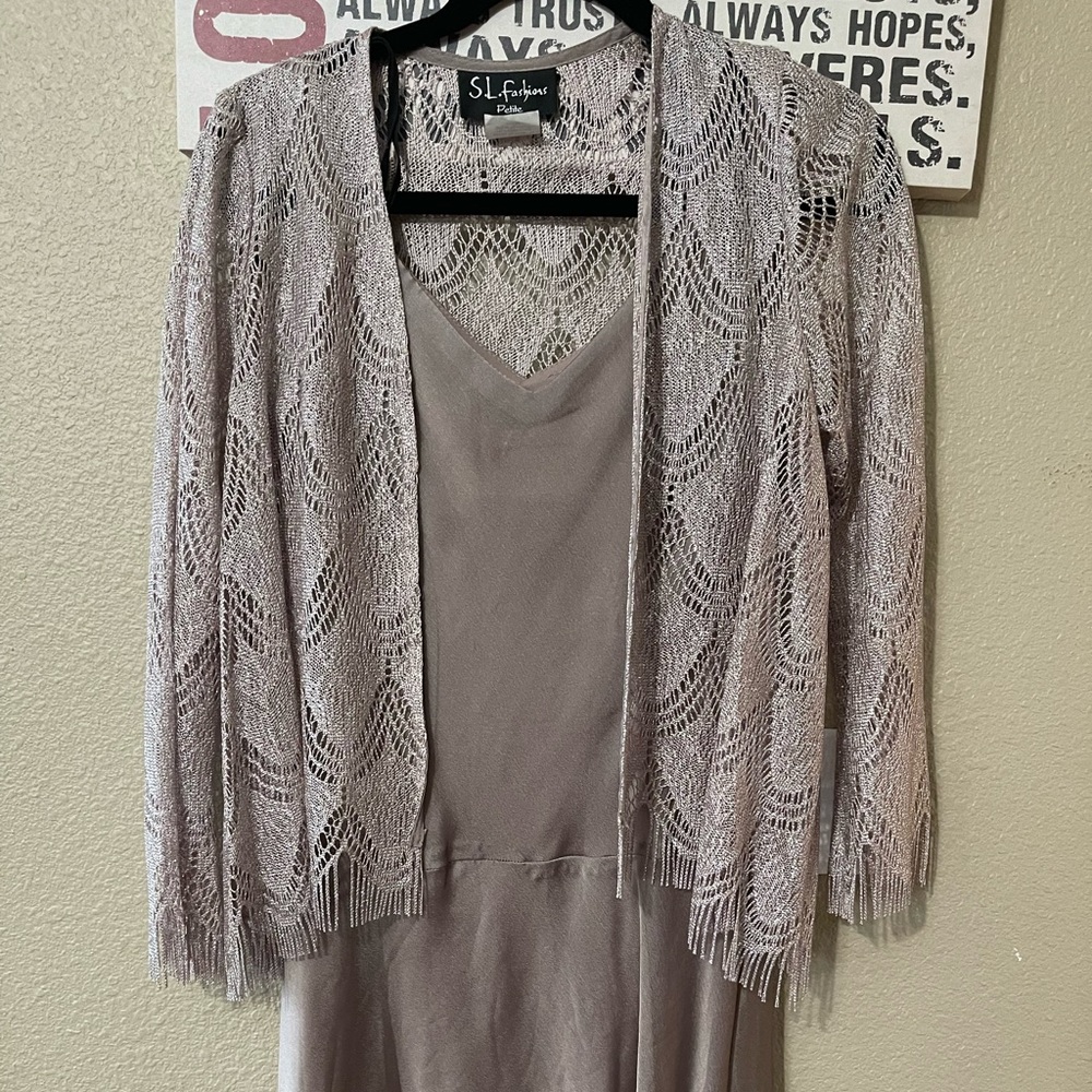 Dress with coverup